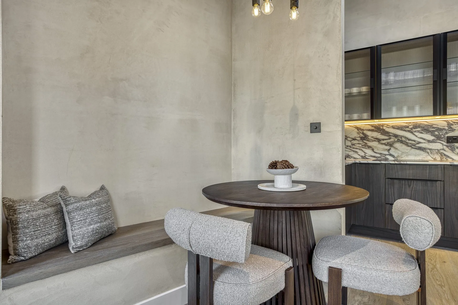 Bathroom in the renovated Notting Hill apartment